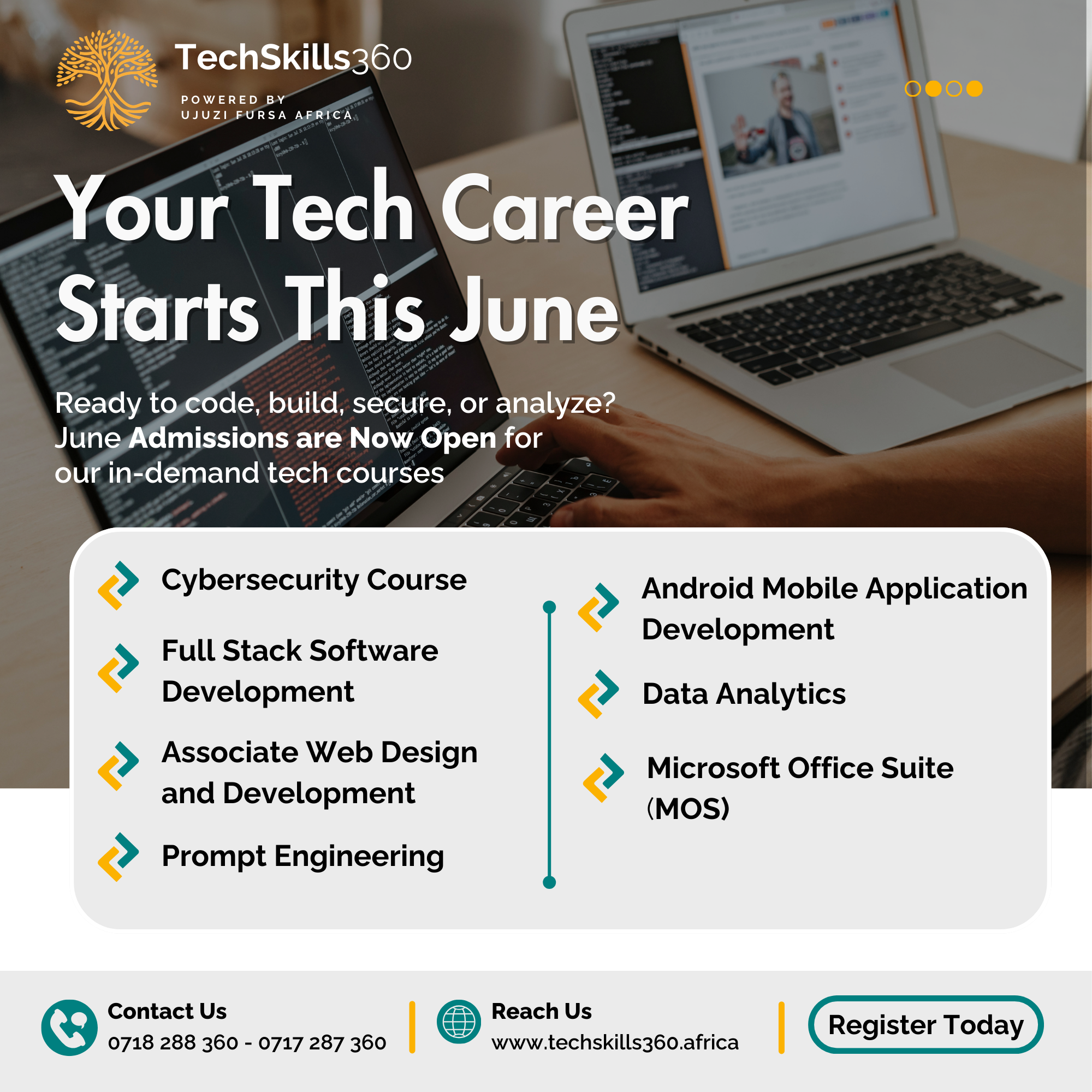 Intake: Start Your Tech Career with TechSkills360